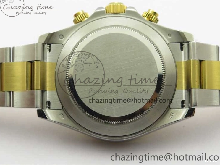 MiroTime 0520 Daytona 116520 SS YG UBF Best Edition Ice Blue MOP Crystal Markers Dial on SS YG Bracelet A Casual 2936